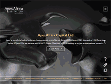 Tablet Screenshot of apexafrica.com